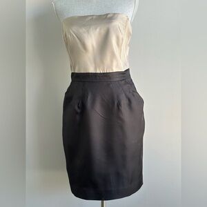 New NWT Banana Republic Silk Strapless Dress Size 8